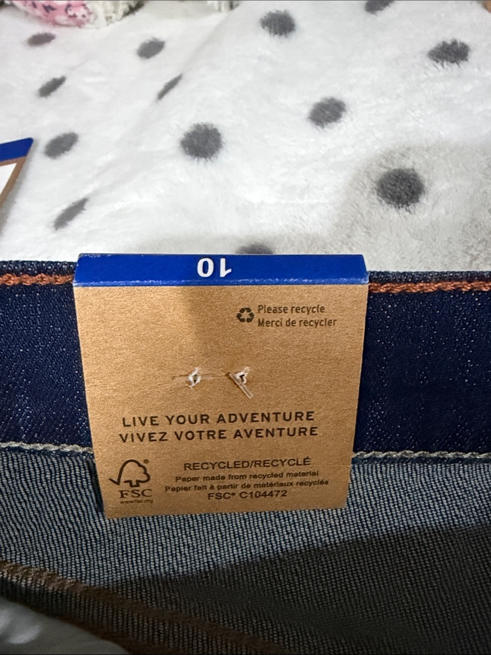Eddie Bauer Dark Indigo Cropped Straight Jeans - Picture 4 of 4